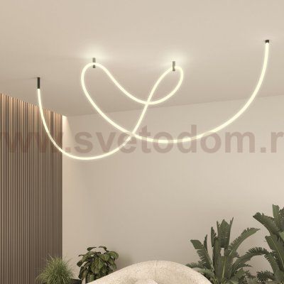 Гибкий неон 336Led 12W IP20 3000K Full light круглый теплый белый, 8 м (24V 12W 336Led 2835 IP20) без крепежа 24V 12W 336Led 2835 IP20 Elektrostandard Цена за 1 метр