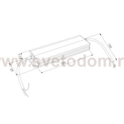Блок питания 60W 24V IP67 95052/00 95052/00 Elektrostandard