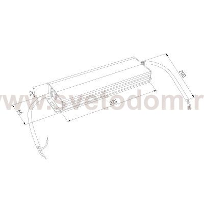Блок питания 150W 24V IP67 95054/00 95054/00 Elektrostandard