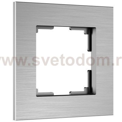 Рамка на 1 пост AluMax (алюминий) Werkel W0013506