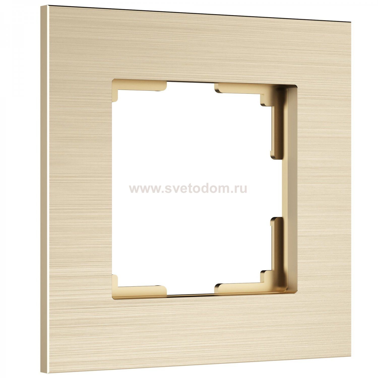 Рамка на 1 пост AluMax (шампань) Werkel W0013511