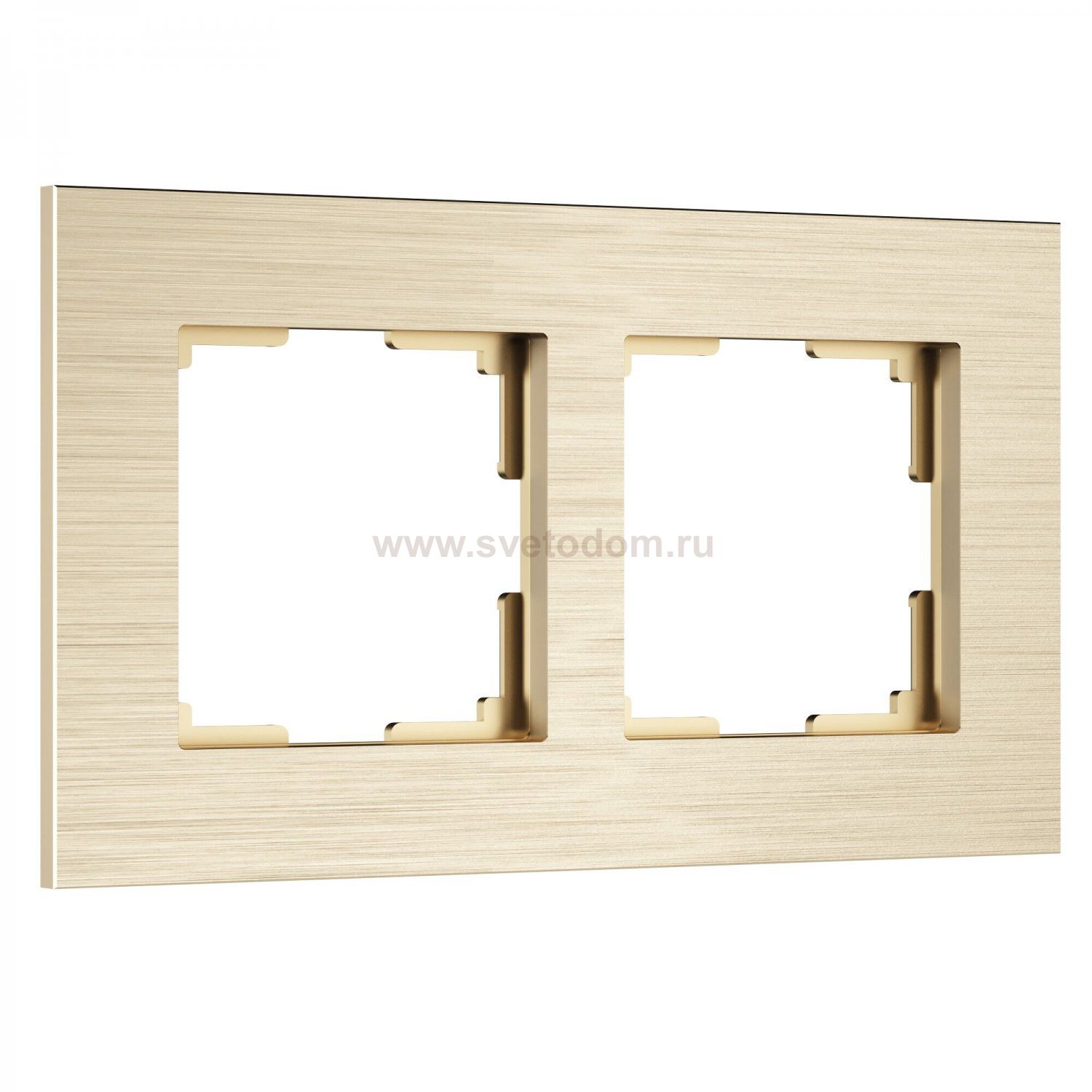 Рамка на 2 поста  AluMax (шампань) Werkel W0023511