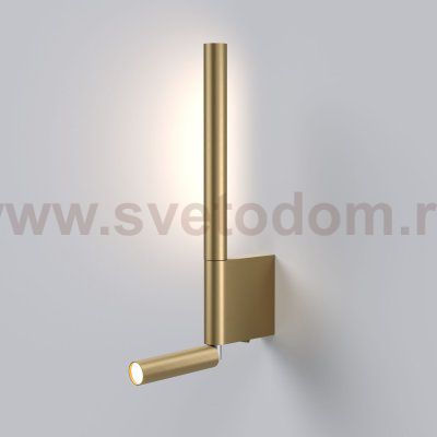 Светильник настенный светодиодный Sarca LED 4000К 40111/LED латунь Elektrostandard