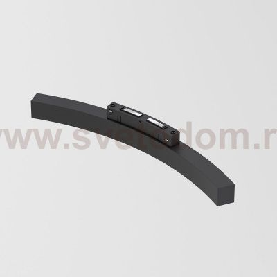 Slim Magnetic Трековый светильник для радиусного шинопровода 16W 4200K Planar чёрный ? 800мм 85180/01 Elektrostandard