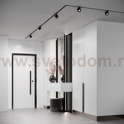 Slim Magnetic Трековый светильник 10W 4000K Stens (чёрный) 85198/01 Elektrostandard