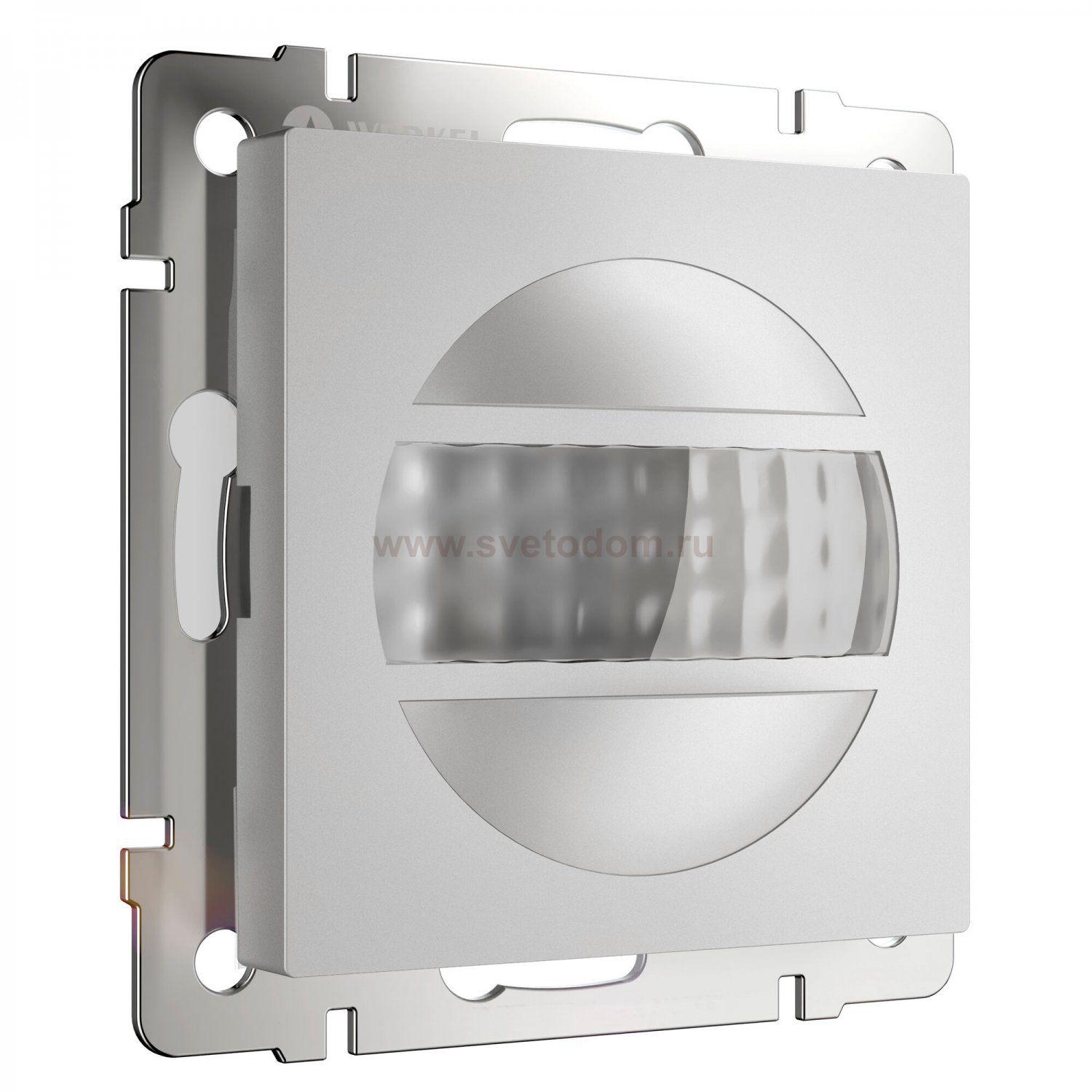 Датчик движения 500 Вт, двухпроводный (серебряный матовый) Werkel W1155105