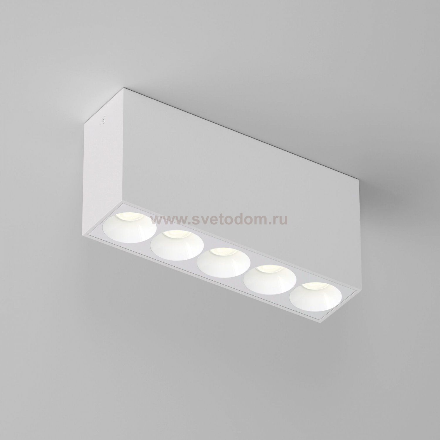 Светильник потолочный светодиодный 10W 3000K белый Block 25108/LED Elektrostandard