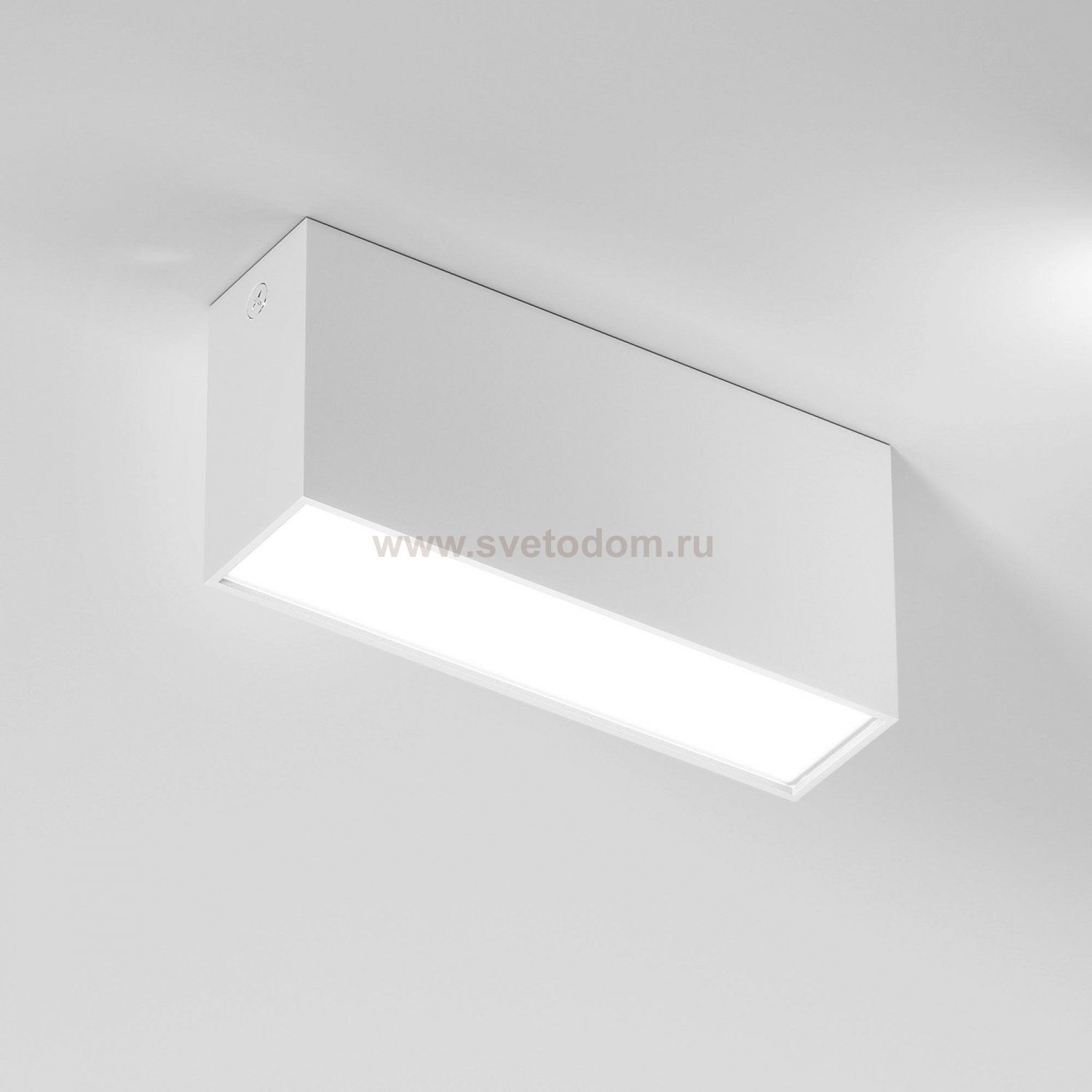 Светильник потолочный светодиодный 10W 4000K белый Block 25109/LED Elektrostandard