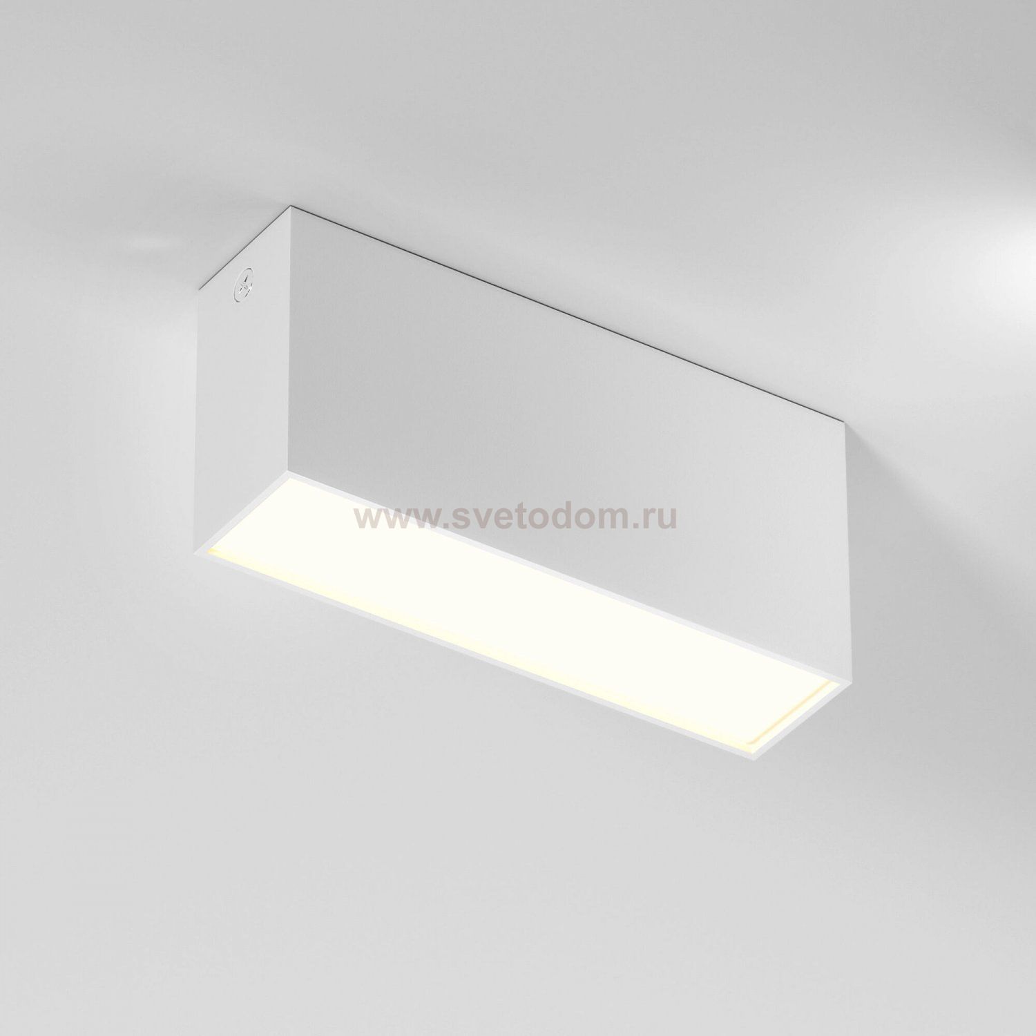 Светильник потолочный светодиодный 10W 3000K белый Block 25109/LED Elektrostandard