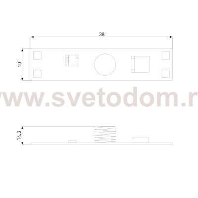 Выключатель с датчиком касания с функцией диммирования 12/24V 60/120W 95001/01 Elektrostandard