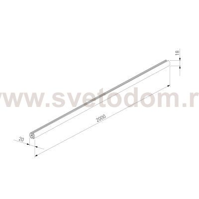 Mini Magnetic Шинопровод накладной Round черный 2м 85165/00 Elektrostandard