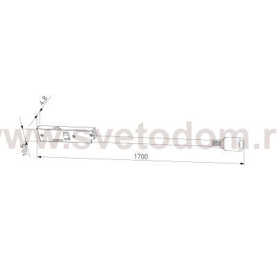 Mini Magnetic Ввод питания M черный 85196/00 Elektrostandard