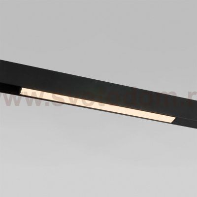 Slim Magnetic L01 Трековый светильник 10W  3000K черный 85000/01 Elektrostandard