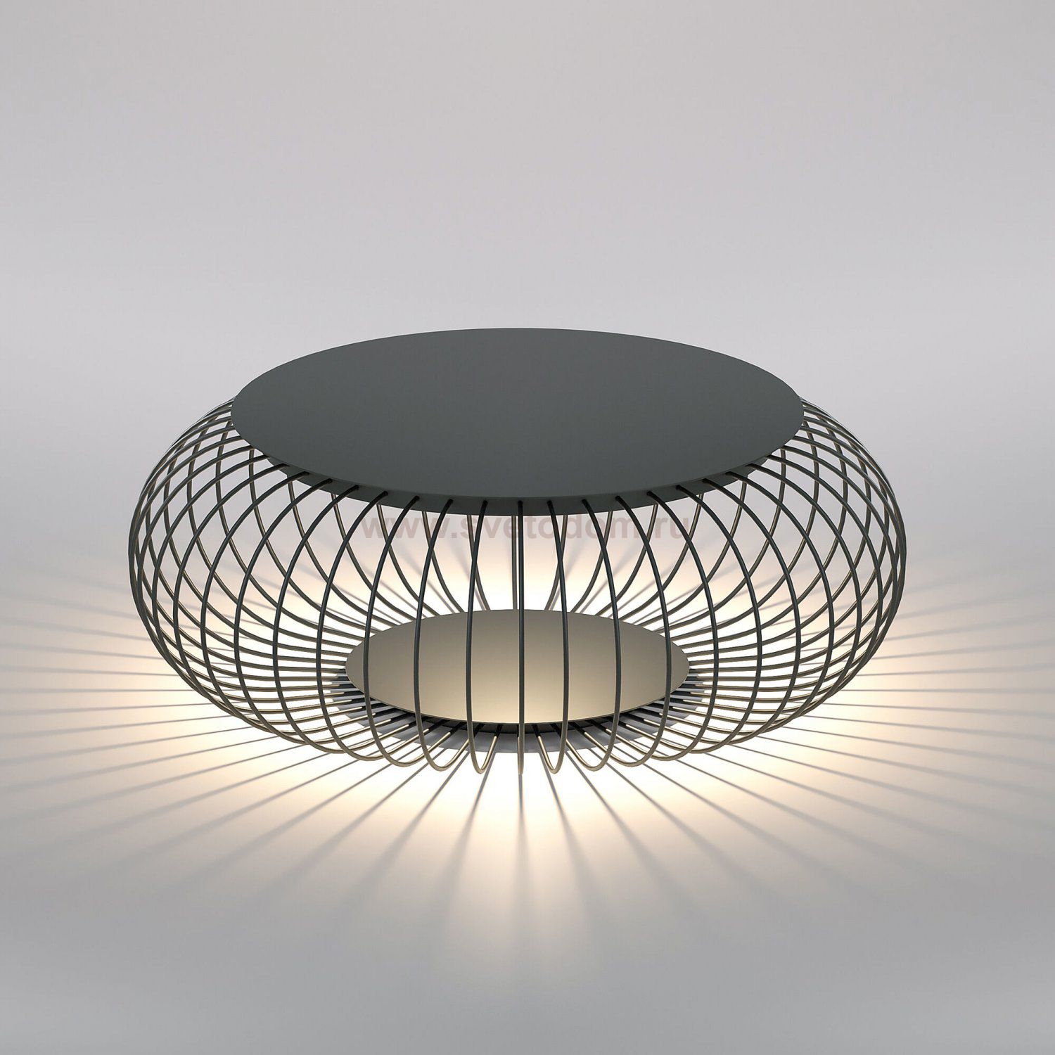 Светильник садово-парковый светодиодный Firenze черный 35178/F черный Elektrostandard