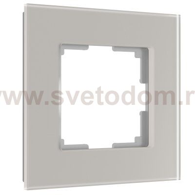 Рамка на 1 пост Senso (дымчатый, стекло soft-touch) Werkel W0013117