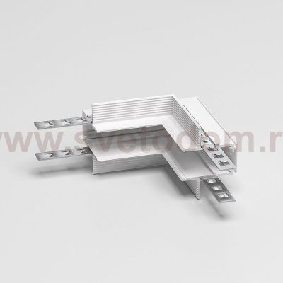 Slim Magnetic Коннектор угловой внутренний для встраиваемого шинопровода под ГКЛ 12,5мм белый 85211/00 Elektrostandard