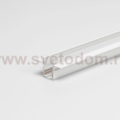 Slim Magnetic Шинопровод встраиваемый под ГКЛ 9,5мм белый 2м 85209/00 Elektrostandard