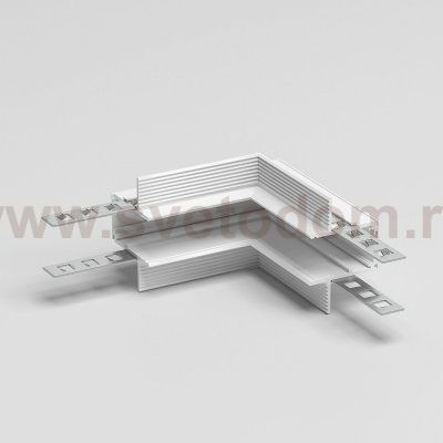 Slim Magnetic Коннектор угловой внутренний для встраиваемого шинопровода под ГКЛ 9,5мм белый 85213/00 Elektrostandard