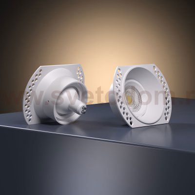 Светильник встраиваемый Renzo белый 25018/01 Elektrostandard