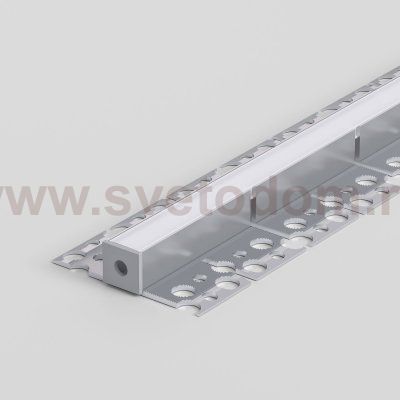 LL-2-ALP024 Встраиваемый гибкий алюминиевый профиль под ГКЛ 9,5мм (под ленту до 9,5mm) LL-2-ALP024 Elektrostandard