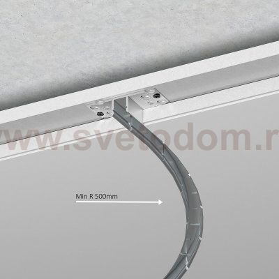 LL-2-ALP024 Встраиваемый гибкий алюминиевый профиль под ГКЛ 9,5мм (под ленту до 9,5mm) LL-2-ALP024 Elektrostandard