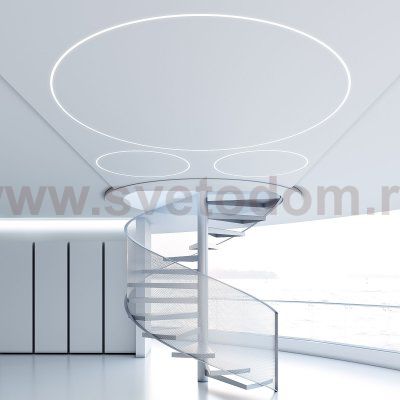 LL-2-ALP024 Встраиваемый гибкий алюминиевый профиль под ГКЛ 9,5мм (под ленту до 9,5mm) LL-2-ALP024 Elektrostandard