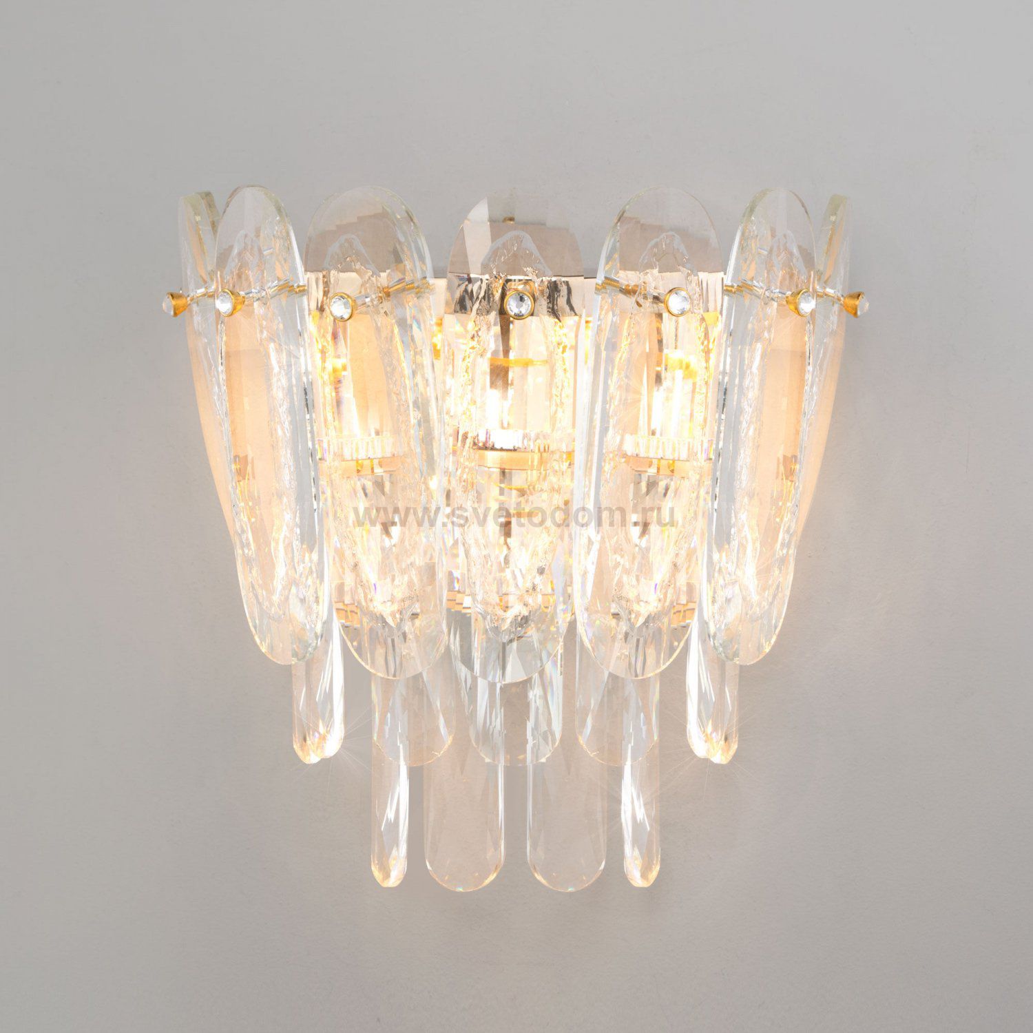 Настенный светодиодный светильник с хрусталем 422/1 Bogate's