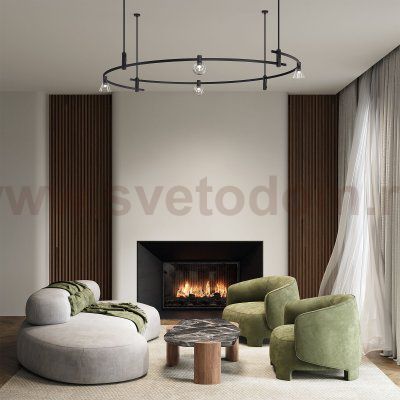 Esthetic Magnetic Шинопровод Round черный ?1800 85218/00 Elektrostandard