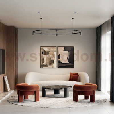 Esthetic Magnetic Шинопровод Round черный ?1800 85218/00 Elektrostandard