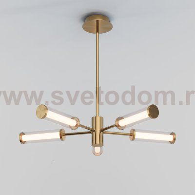 Потолочный светодиодный светильник 50386/5 LED латунь Eurosvet