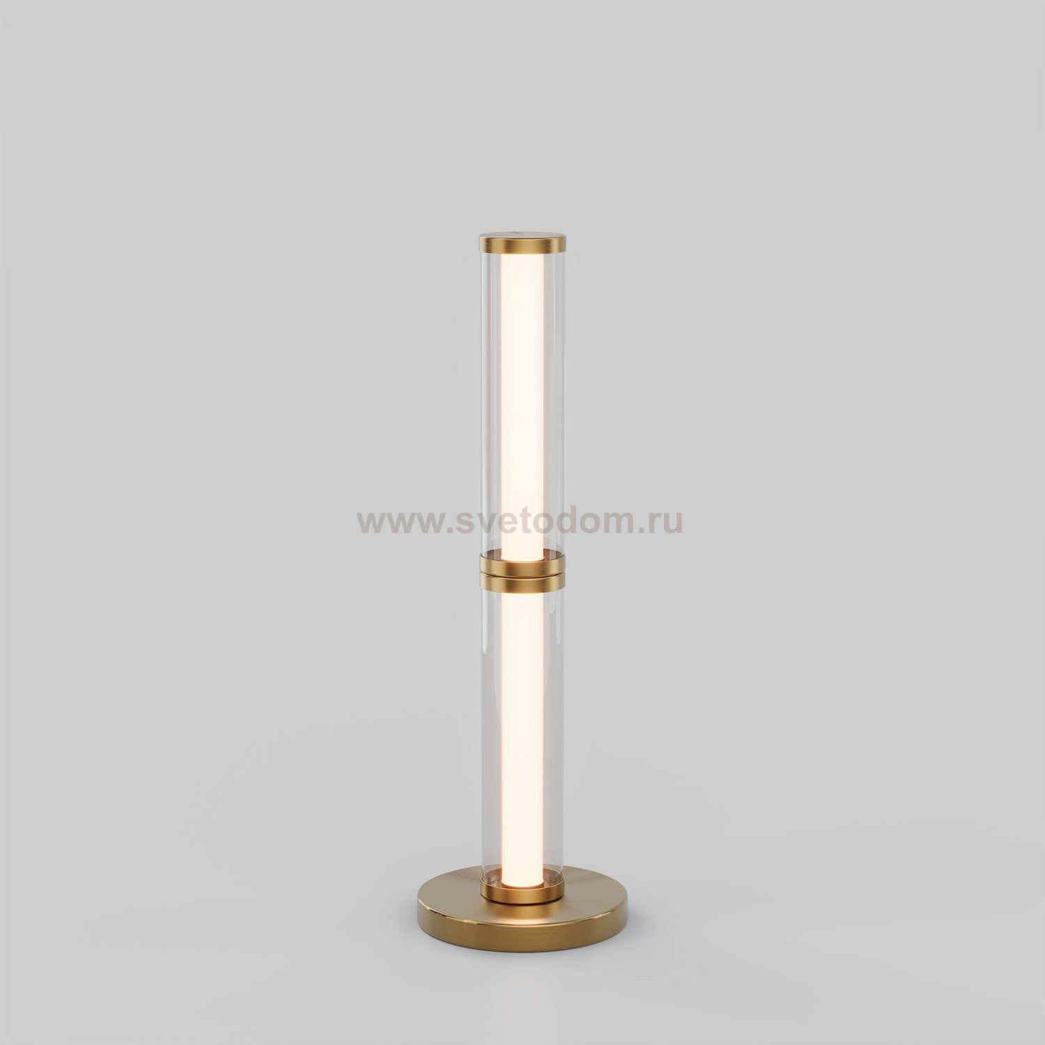 Настольный светодиодный светильник 80536/1 латунь Eurosvet