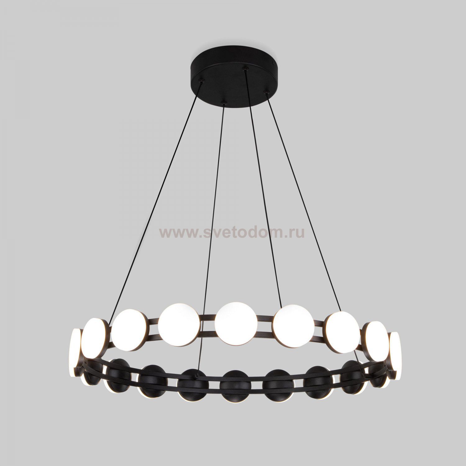 Подвесной светодиодный светильник Eurosvet 90332/20 черный