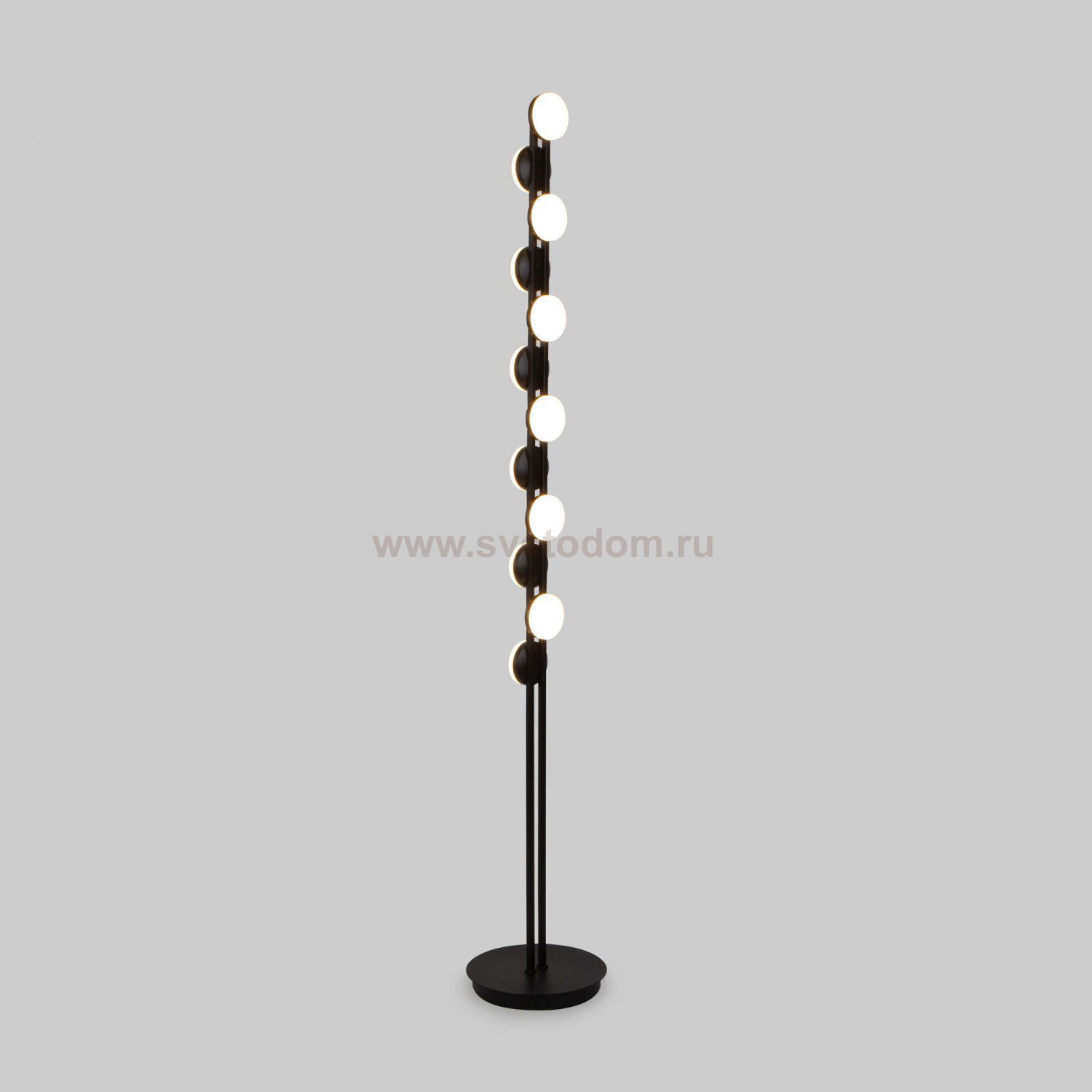 Напольный светодиодный светильник Eurosvet 90332/12 черный