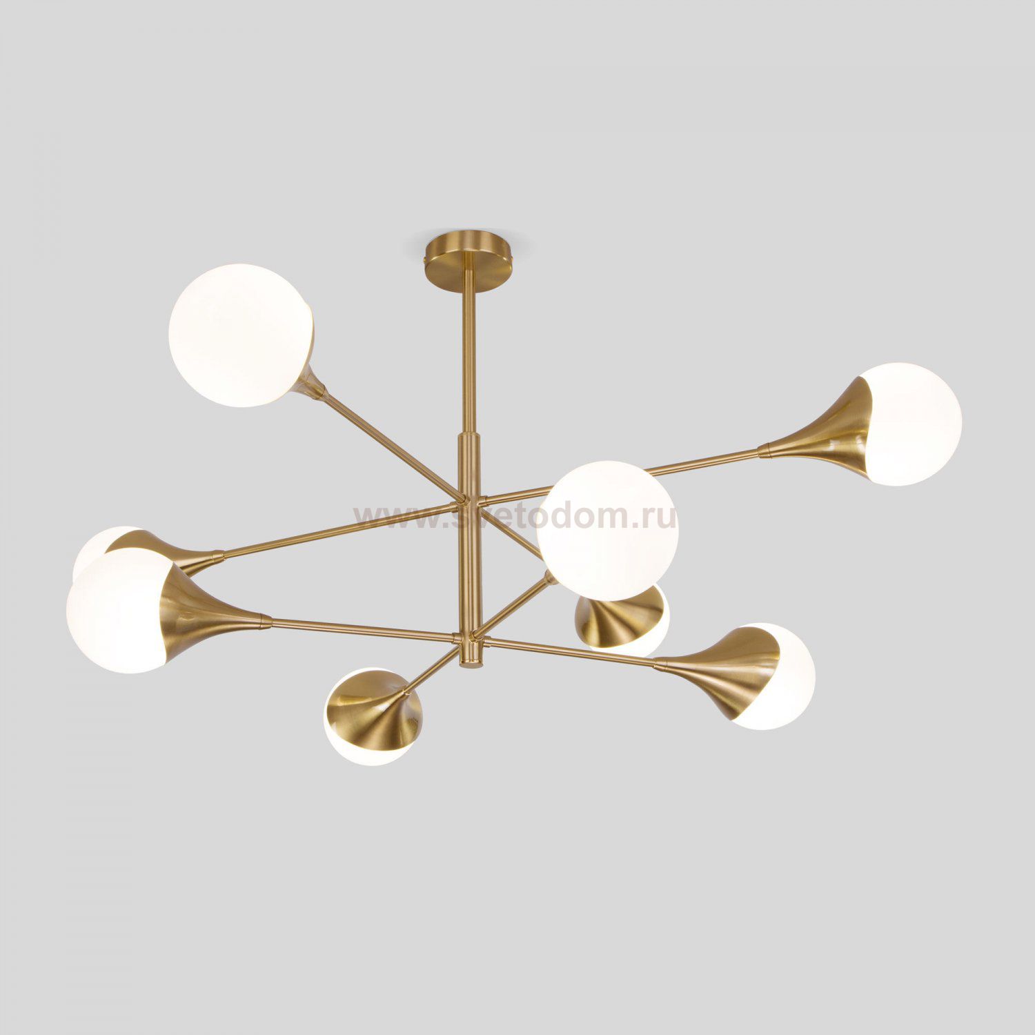 Потолочный светильник 60168/8 латунь Eurosvet