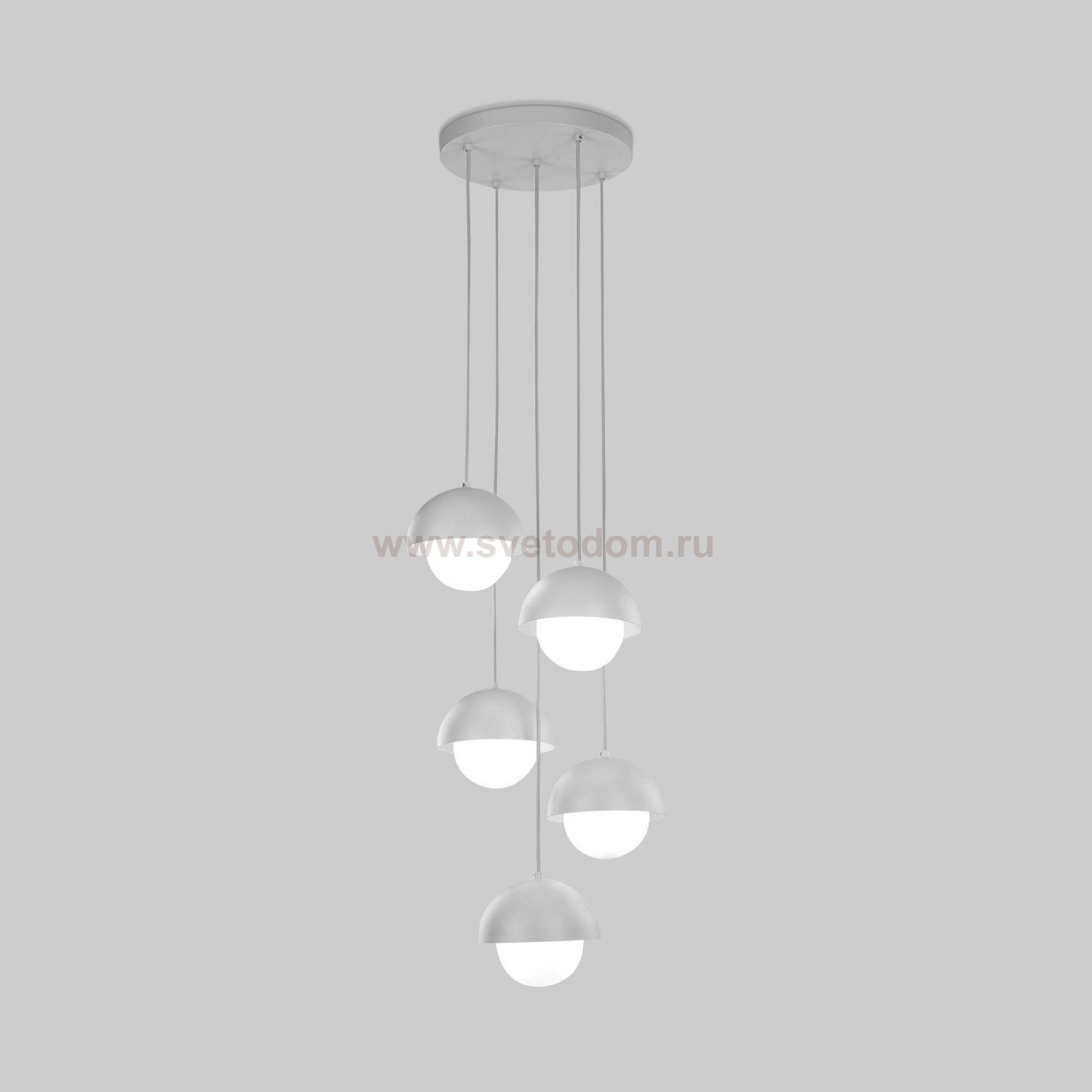 Подвесной светильник со стеклянными плафонами Eurosvet 10214 Bono