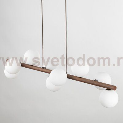 Подвесной светильник со стеклянными плафонами Eurosvet 10273 Estera Wood