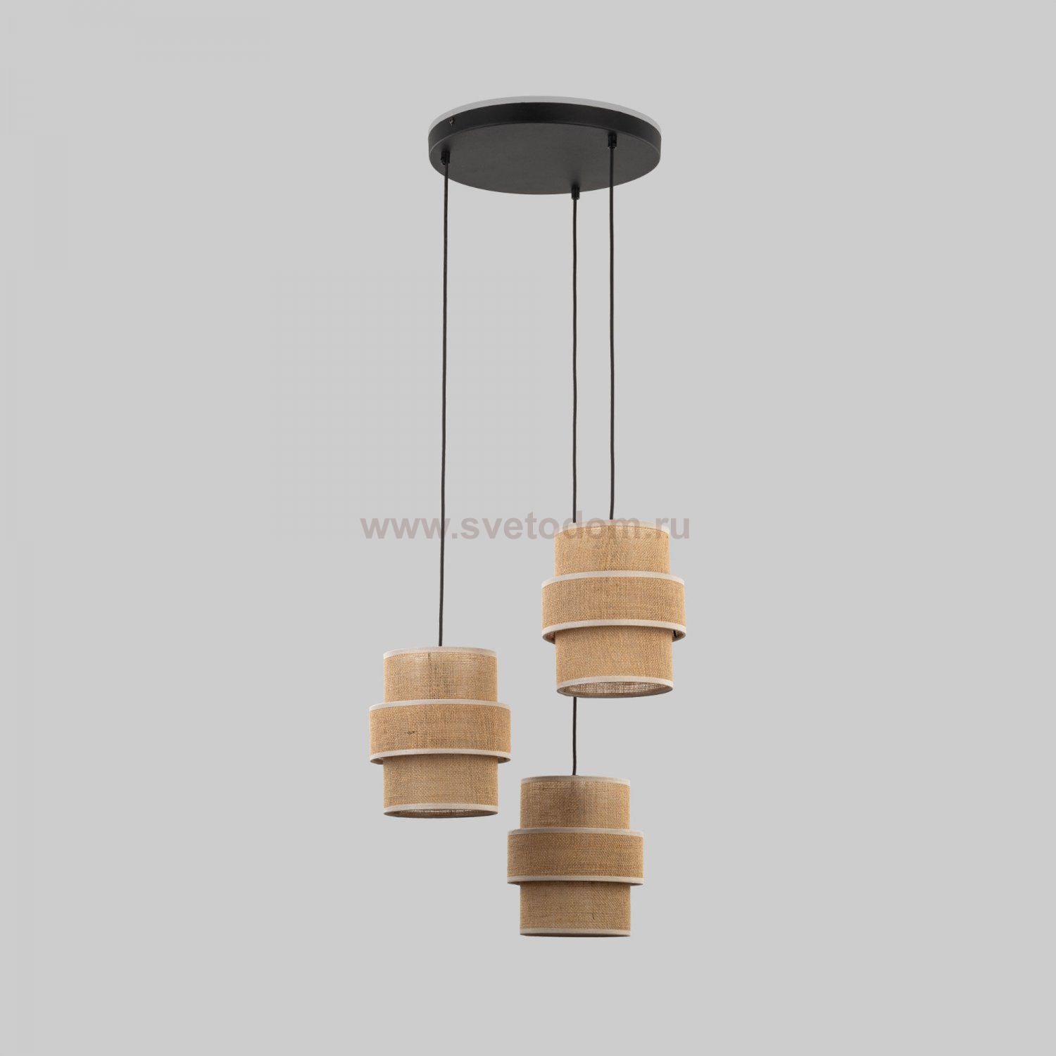 Подвесной светильник с тканевыми абажурами 6098 Calisto TK Lighting