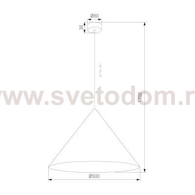 Подвесной светильник Eurosvet 10010 Cono