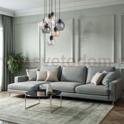 Подвесной светильник со стеклянными плафонами 10246 Cubus TK Lighting