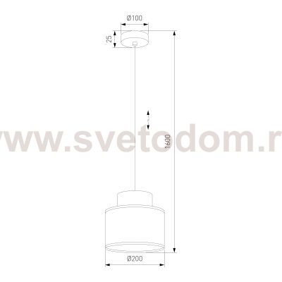 Подвесной светильник Eurosvet 3255 Duo