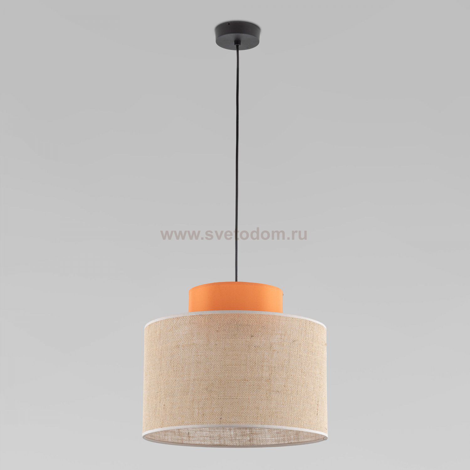 Подвесной светильник с тканевым рассеивателем Eurosvet 3227 Duo