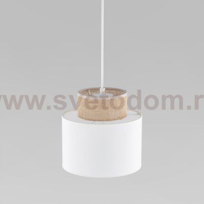 Подвесной светильник с тканевым рассеивателем 10078 Duo TK Lighting