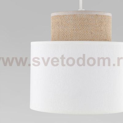 Подвесной светильник с тканевым рассеивателем 10078 Duo TK Lighting
