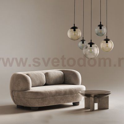 Подвесной светильник со стеклянными плафонами 4796 Esme TK Lighting