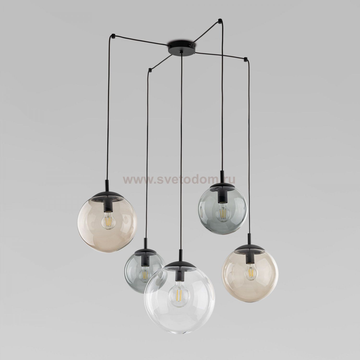 Подвесной светильник со стеклянными плафонами 4796 Esme TK Lighting