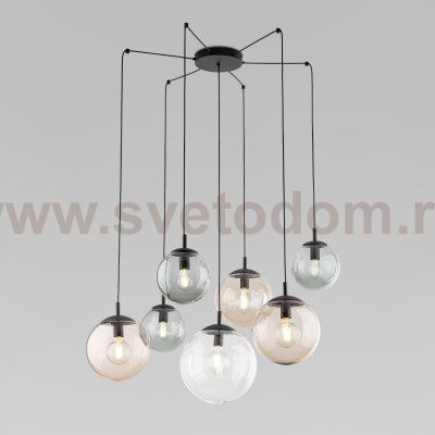 Подвесной светильник со стеклянными плафонами 4863 Esme TK Lighting