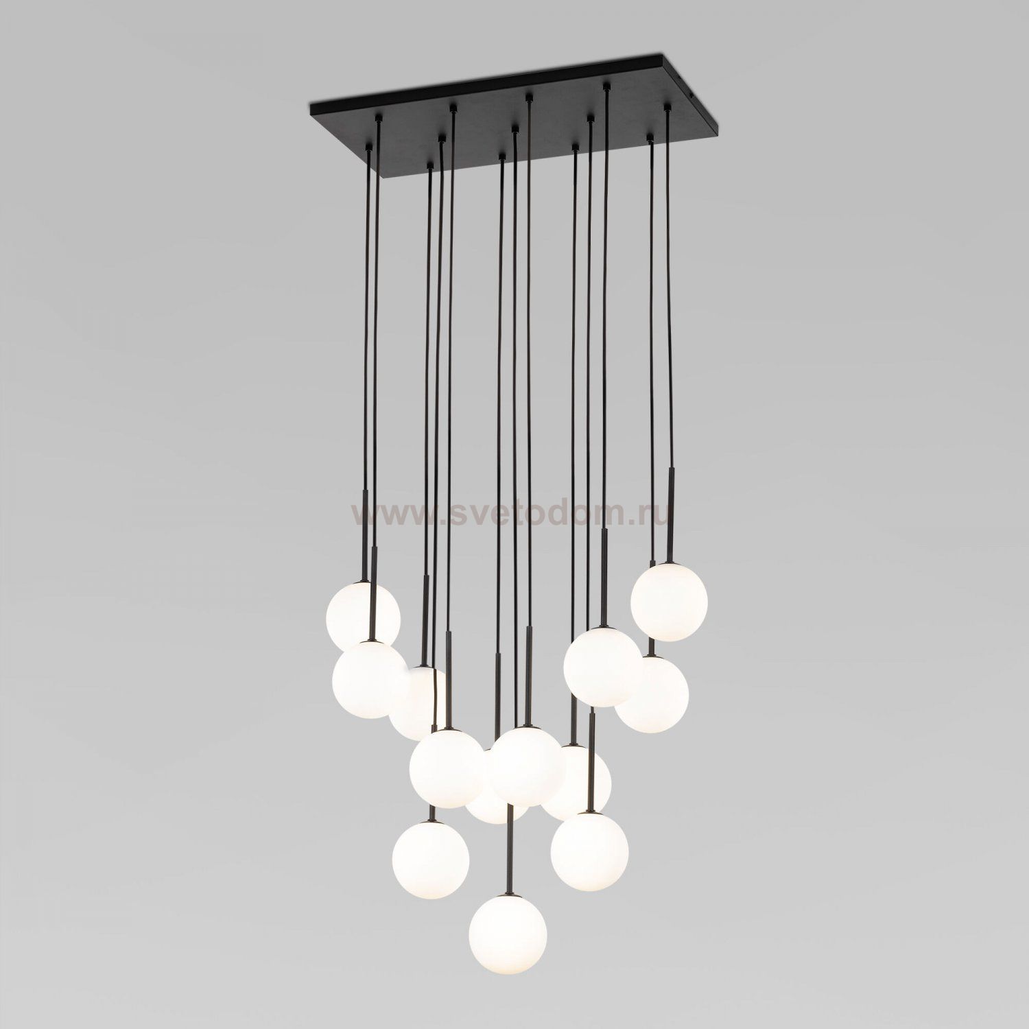 Подвесной светильник со стеклянными плафонами 10079 Martin TK Lighting