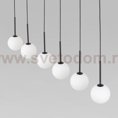 Подвесной светильник со стеклянными плафонами 4504 Martin TK Lighting
