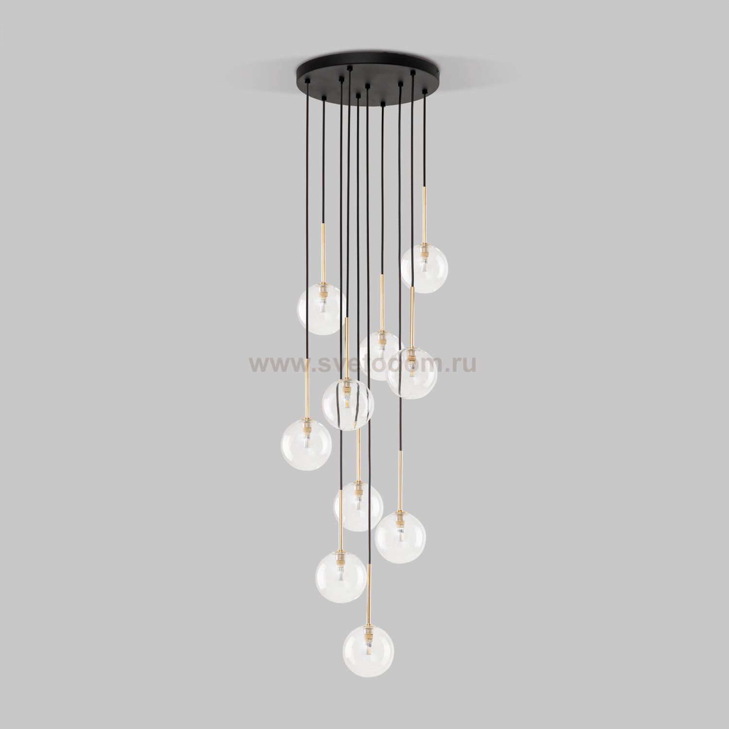 Подвесной светильник со стеклянными плафонами 5944 Nilos TK Lighting