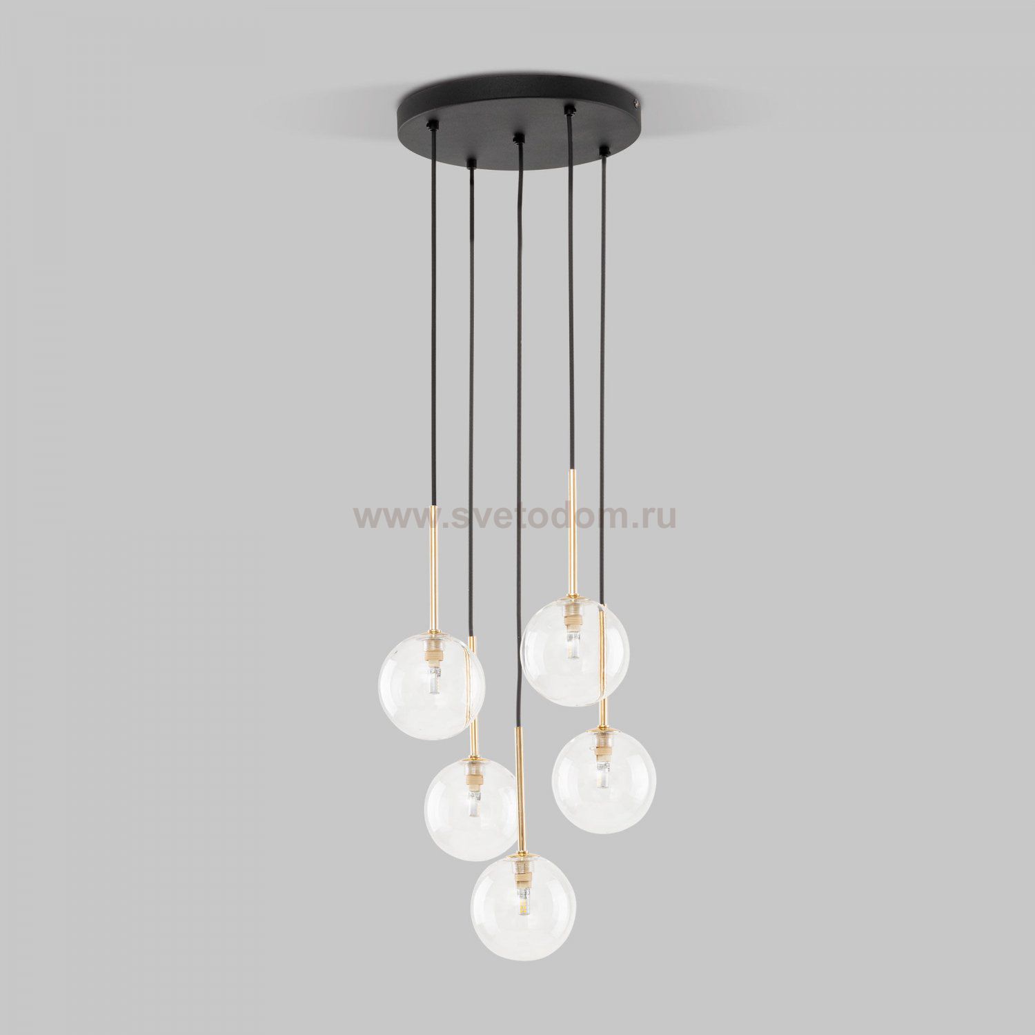 Подвесной светильник со стеклянными плафонами 5943 Nilos TK Lighting